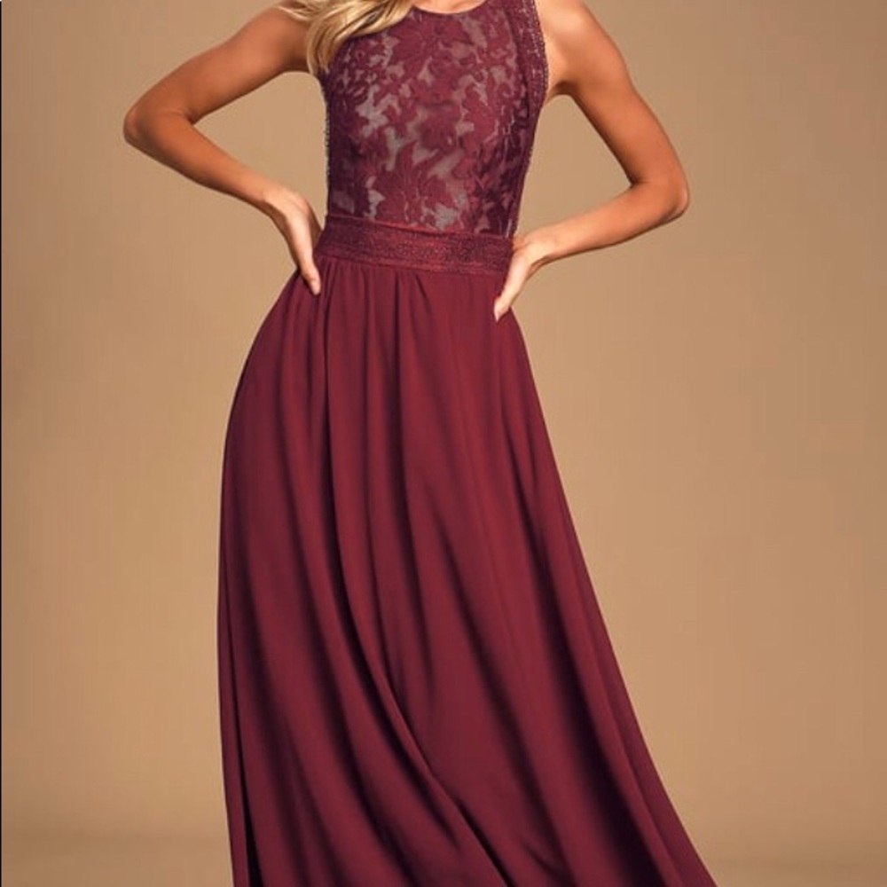 Burgundy Maxi